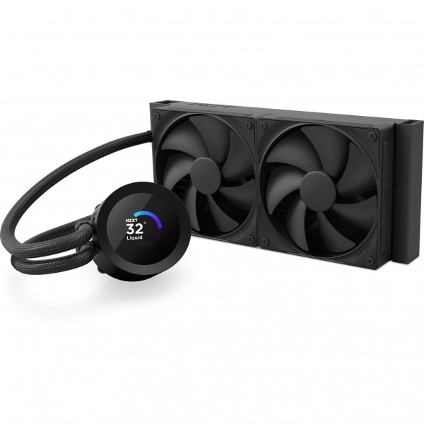 NZXT KRAKEN Plus V2 240 Display AIO Black RL-KN240-B2 retail (RL-KN240-B2)